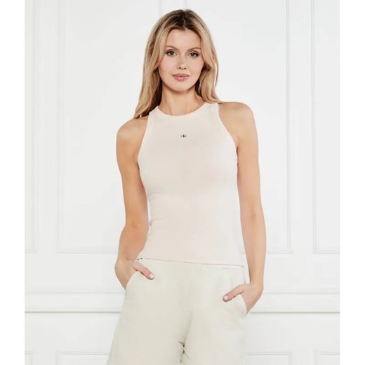 Calvin Klein Jeans Top | Slim Fit ze sklepu Gomez Fashion Store w kategorii Bluzki damskie - zdjęcie 184984046