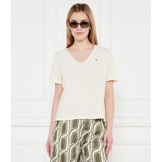 Tommy Hilfiger T-shirt | Regular Fit ze sklepu Gomez Fashion Store w kategorii Bluzki damskie - zdjęcie 184984149