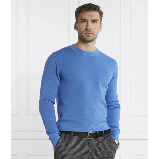 Tommy Hilfiger Sweter CHAIN RIDGE STRUCTURE | Regular Fit ze sklepu Gomez Fashion Store w kategorii Swetry męskie - zdjęcie 184984198
