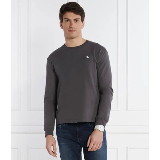 Calvin Klein Jeans Longsleeve INSTITUTIONAL LS GRAPHIC | Regular Fit ze sklepu Gomez Fashion Store w kategorii T-shirty męskie - zdjęcie 184984209