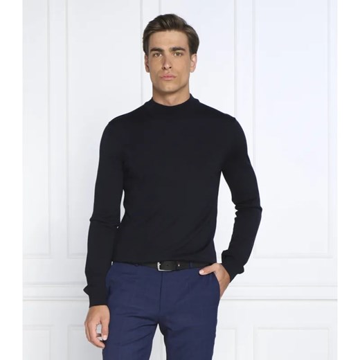 HUGO Wełniany sweter San Matteo | Regular Fit ze sklepu Gomez Fashion Store w kategorii Swetry męskie - zdjęcie 184984379