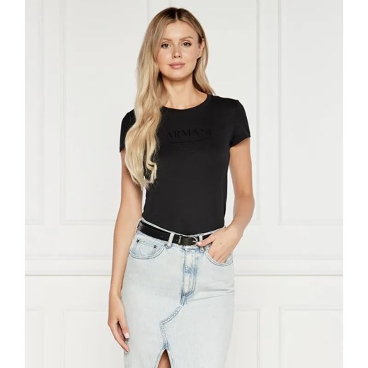 Armani Exchange T-shirt | Slim Fit ze sklepu Gomez Fashion Store w kategorii Bluzki damskie - zdjęcie 184984407