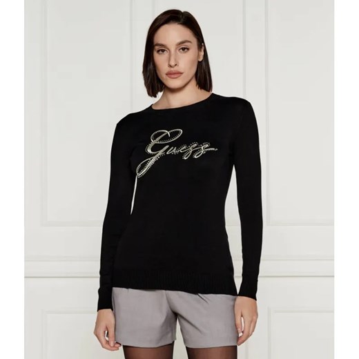 GUESS Sweter OLIVE | Slim Fit ze sklepu Gomez Fashion Store w kategorii Swetry damskie - zdjęcie 184984547