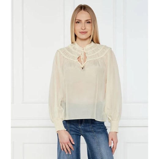 Liu Jo Bluzka | Regular Fit | z dodatkiem jedwabiu ze sklepu Gomez Fashion Store w kategorii Bluzki damskie - zdjęcie 184984628