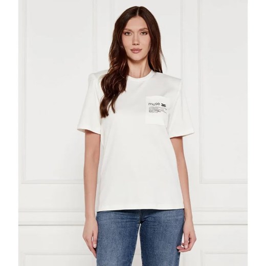 Elisabetta Franchi T-shirt | Slim Fit ze sklepu Gomez Fashion Store w kategorii Bluzki damskie - zdjęcie 184984776
