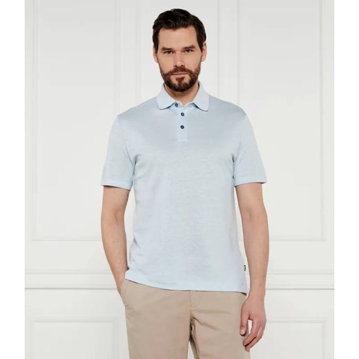 BOSS BLACK Polo H-Press 28 | Regular Fit | z dodatkiem lnu ze sklepu Gomez Fashion Store w kategorii T-shirty męskie - zdjęcie 184984779