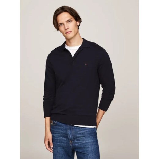 Tommy Hilfiger Polo | Regular Fit | z dodatkiem kaszmiru ze sklepu Gomez Fashion Store w kategorii T-shirty męskie - zdjęcie 184984857