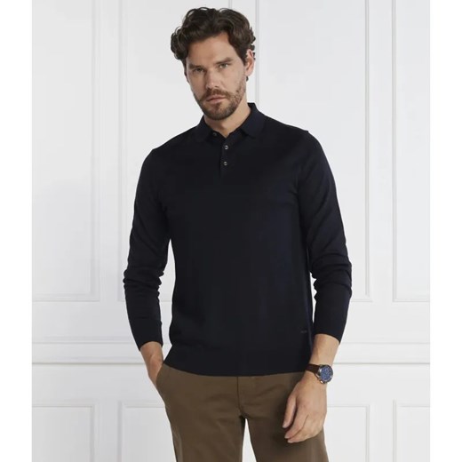 Joop! Wełniane polo JK-08Dondo | Regular Fit ze sklepu Gomez Fashion Store w kategorii T-shirty męskie - zdjęcie 184984905