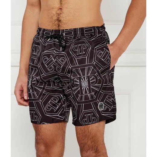 Philipp Plein Szorty kąpielowe Boxer | Regular Fit ze sklepu Gomez Fashion Store w kategorii Kąpielówki - zdjęcie 184985055