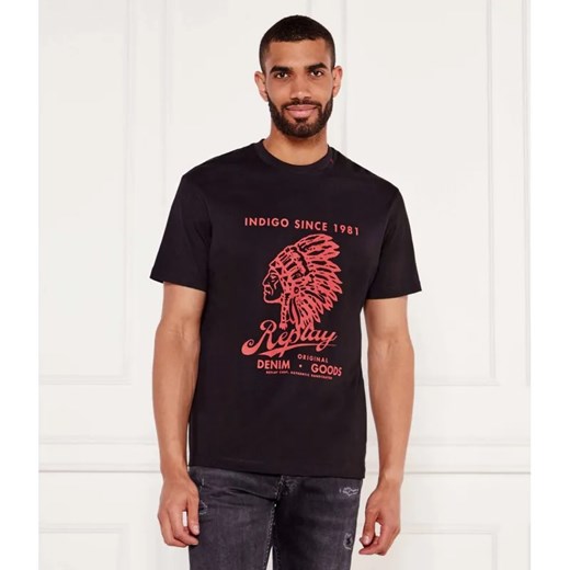 Replay T-shirt | Regular Fit ze sklepu Gomez Fashion Store w kategorii T-shirty męskie - zdjęcie 184985118