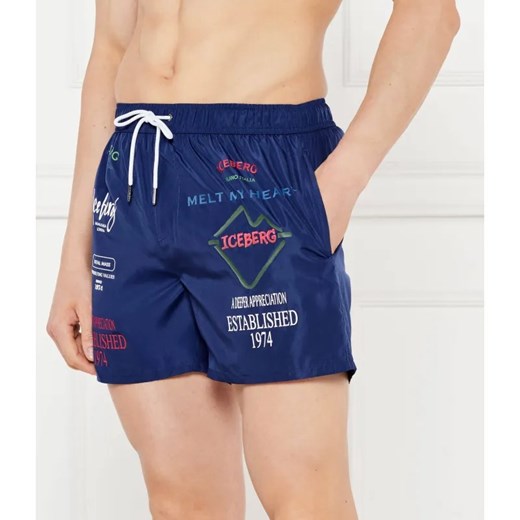 Iceberg Szorty kąpielowe | Regular Fit Iceberg XL okazja Gomez Fashion Store