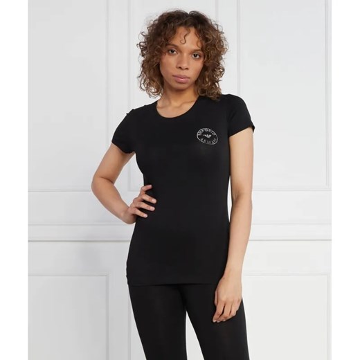 Emporio Armani T-shirt | Slim Fit ze sklepu Gomez Fashion Store w kategorii Bluzki damskie - zdjęcie 184985269