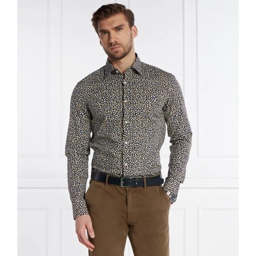 BOSS BLACK Koszula H-HANK | Slim Fit | stretch ze sklepu Gomez Fashion Store w kategorii Koszule męskie - zdjęcie 184985276