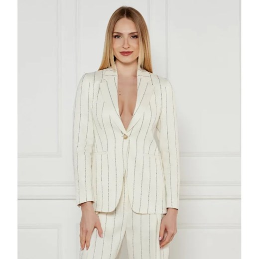 BOSS BLACK Lniana marynarka Jia6 | Slim Fit ze sklepu Gomez Fashion Store w kategorii Marynarki damskie - zdjęcie 184985487