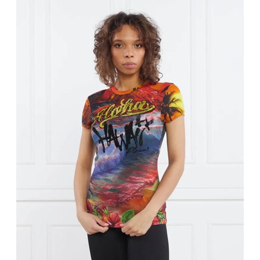 Philipp Plein T-shirt Sexy Pure Hawaii | Regular Fit ze sklepu Gomez Fashion Store w kategorii Bluzki damskie - zdjęcie 184985536