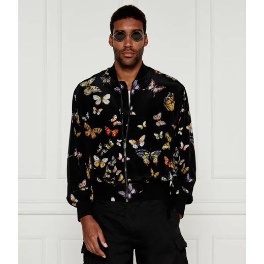 Dolce & Gabbana Jedwabna kurtka bomber | Regular Fit ze sklepu Gomez Fashion Store w kategorii Kurtki męskie - zdjęcie 184985567