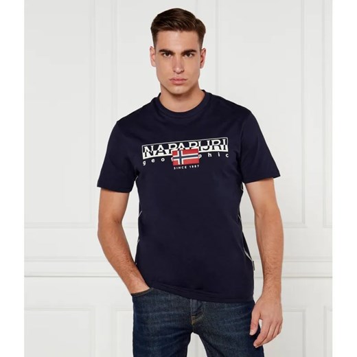 Napapijri T-shirt | Regular Fit ze sklepu Gomez Fashion Store w kategorii T-shirty męskie - zdjęcie 184985658