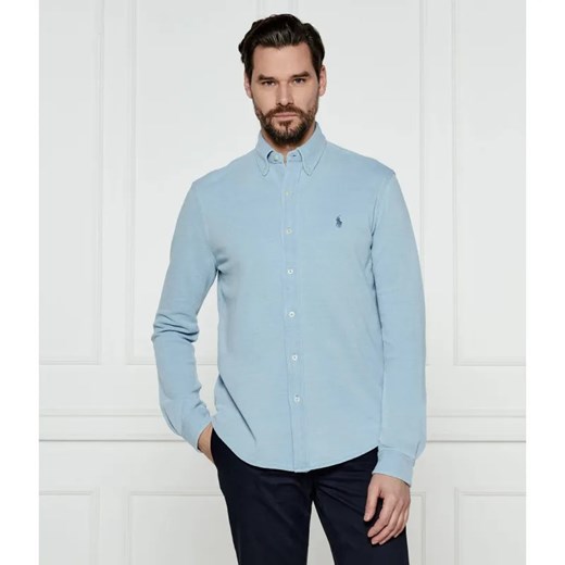 POLO RALPH LAUREN Koszula | Regular Fit | weathered mesh ze sklepu Gomez Fashion Store w kategorii Koszule męskie - zdjęcie 184985987