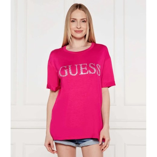 Guess T-shirt | Regular Fit ze sklepu Gomez Fashion Store w kategorii Odzież plażowa - zdjęcie 184986028