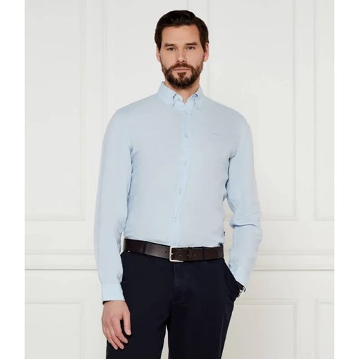BOSS BLACK Lniana koszula H-LIAM-BD-E-C1-243 | Regular Fit ze sklepu Gomez Fashion Store w kategorii Koszule męskie - zdjęcie 184986029