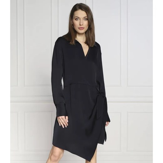 Tommy Hilfiger Sukienka CREPE KNOTTED ze sklepu Gomez Fashion Store w kategorii Sukienki - zdjęcie 184986128