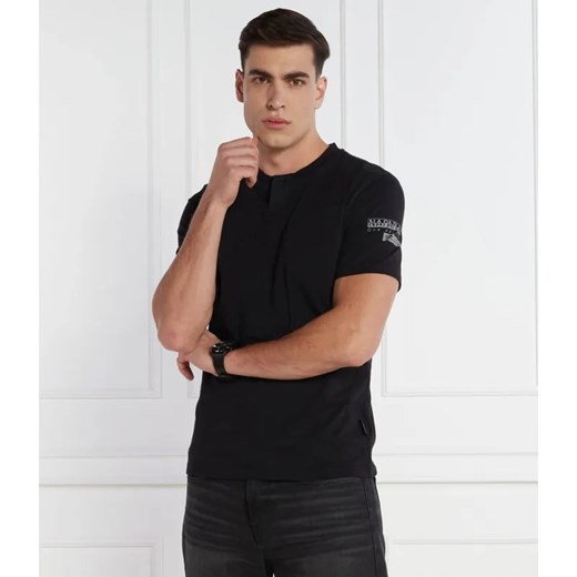 Napapijri T-shirt MELVILLE | Regular Fit ze sklepu Gomez Fashion Store w kategorii T-shirty męskie - zdjęcie 184986157