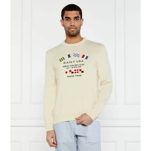 Gant Sweter NAUTICAL FLAGS | Regular Fit ze sklepu Gomez Fashion Store w kategorii Swetry męskie - zdjęcie 184986175