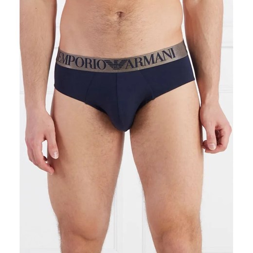 Emporio Armani Slipy KNIT BRIEF ze sklepu Gomez Fashion Store w kategorii Majtki męskie - zdjęcie 184986256