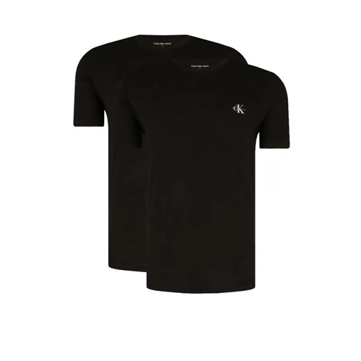 Calvin Klein Jeans T-shirt 2-pack | Regular Fit ze sklepu Gomez Fashion Store w kategorii T-shirty męskie - zdjęcie 184986345