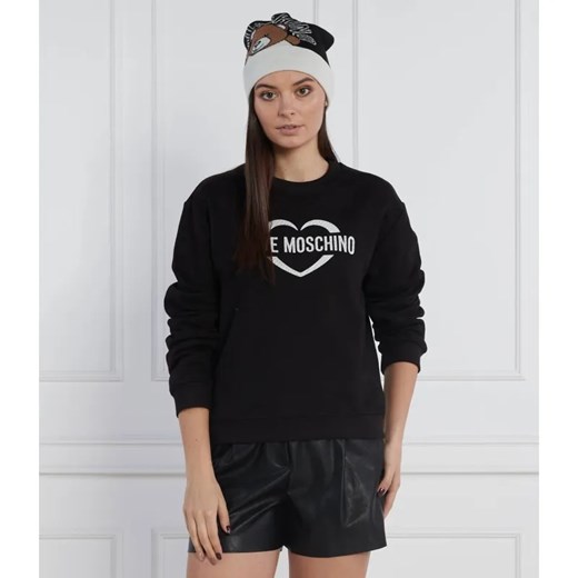 Love Moschino Bluza | Regular Fit ze sklepu Gomez Fashion Store w kategorii Bluzy damskie - zdjęcie 184986415