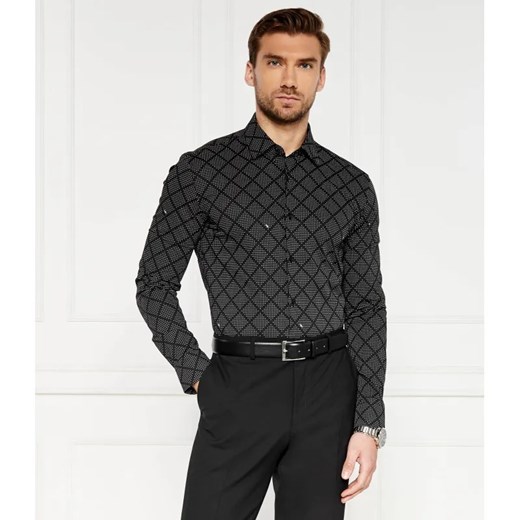 BOSS BLACK Koszula HANK | Slim Fit | stretch ze sklepu Gomez Fashion Store w kategorii Koszule męskie - zdjęcie 184986429