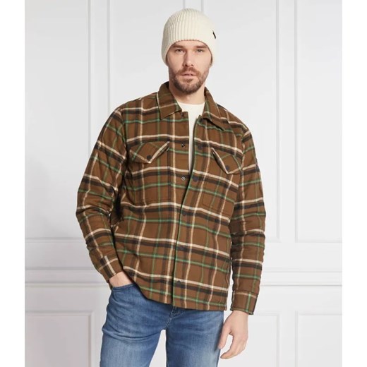 BOSS ORANGE Ocieplana koszula Lom_2 | Regular Fit ze sklepu Gomez Fashion Store w kategorii Koszule męskie - zdjęcie 184986438