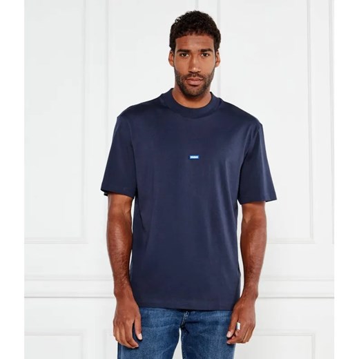 Hugo Blue T-shirt Nieros | Regular Fit ze sklepu Gomez Fashion Store w kategorii T-shirty męskie - zdjęcie 184986538