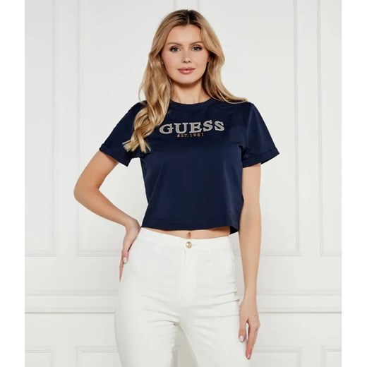 GUESS T-shirt | Cropped Fit ze sklepu Gomez Fashion Store w kategorii Bluzki damskie - zdjęcie 184986547