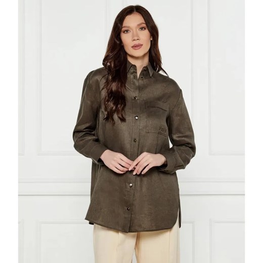 MM Lniana koszula NOEL | Loose fit ze sklepu Gomez Fashion Store w kategorii Koszule damskie - zdjęcie 184986686