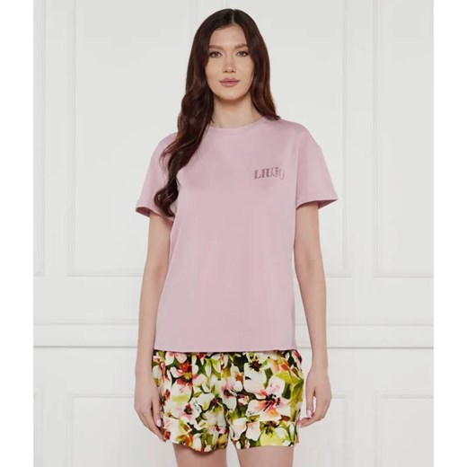 Liu Jo T-shirt | Regular Fit ze sklepu Gomez Fashion Store w kategorii Bluzki damskie - zdjęcie 184986737