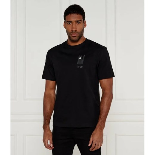 HUGO T-shirt Dicatiko | Regular Fit ze sklepu Gomez Fashion Store w kategorii T-shirty męskie - zdjęcie 184986775