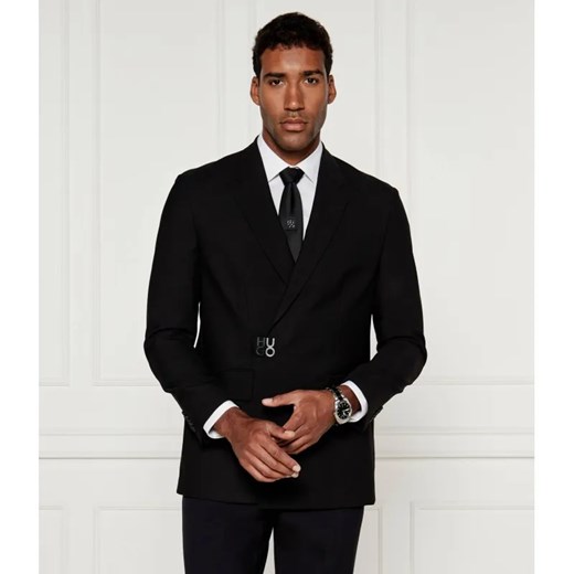 HUGO Wełniana marynarka Hans | Regular Fit ze sklepu Gomez Fashion Store w kategorii Marynarki męskie - zdjęcie 184986825
