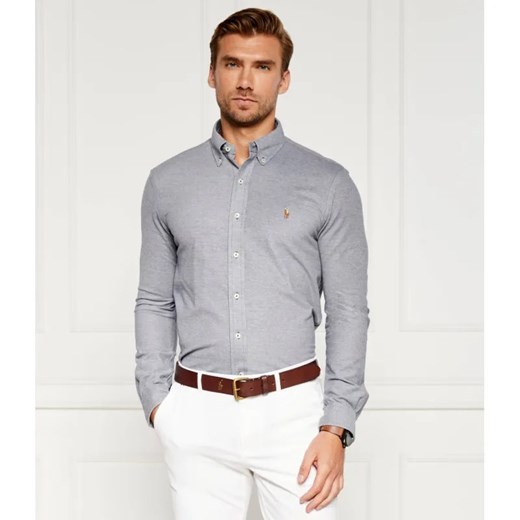 POLO RALPH LAUREN Koszula KNIT OXFORD | Regular Fit ze sklepu Gomez Fashion Store w kategorii Koszule męskie - zdjęcie 184986906