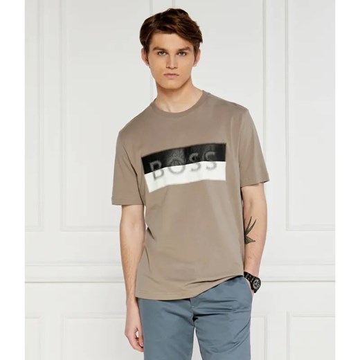 BOSS GREEN T-shirt Tee | Regular Fit ze sklepu Gomez Fashion Store w kategorii T-shirty męskie - zdjęcie 184986907