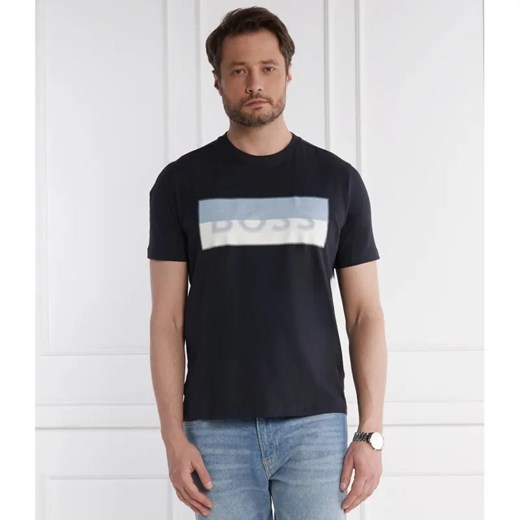 BOSS GREEN T-shirt tee-9 | Regular Fit | stretch ze sklepu Gomez Fashion Store w kategorii T-shirty męskie - zdjęcie 184987088