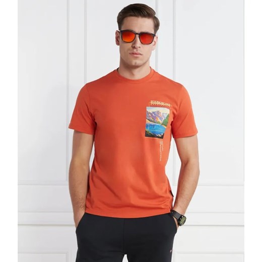 Napapijri T-shirt S-CANADA | Regular Fit ze sklepu Gomez Fashion Store w kategorii T-shirty męskie - zdjęcie 184987269