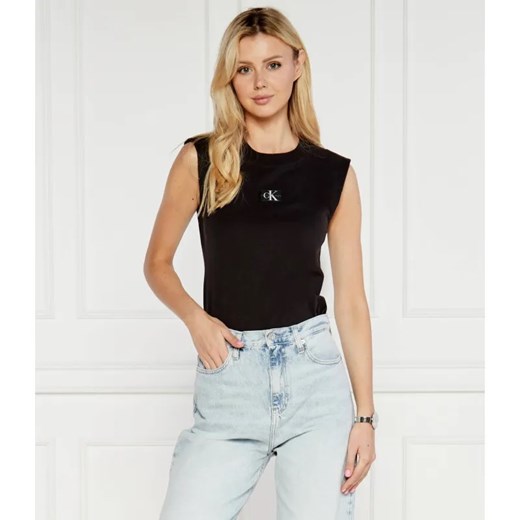 Calvin Klein Jeans Top | Regular Fit ze sklepu Gomez Fashion Store w kategorii Bluzki damskie - zdjęcie 184987286