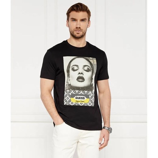 GUESS T-shirt GIRL COLLAGE | Regular Fit ze sklepu Gomez Fashion Store w kategorii T-shirty męskie - zdjęcie 184987296
