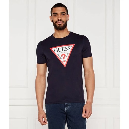 GUESS T-shirt | Slim Fit ze sklepu Gomez Fashion Store w kategorii T-shirty męskie - zdjęcie 184987356