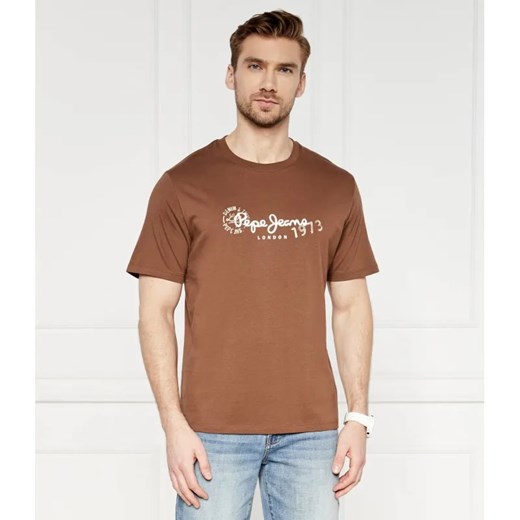 Pepe Jeans London T-shirt | Regular Fit ze sklepu Gomez Fashion Store w kategorii T-shirty męskie - zdjęcie 184987357