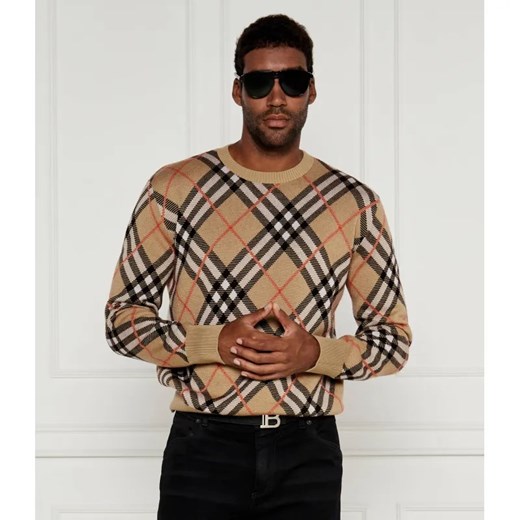 Burberry Wełniany sweter | Regular Fit ze sklepu Gomez Fashion Store w kategorii Swetry męskie - zdjęcie 184987375