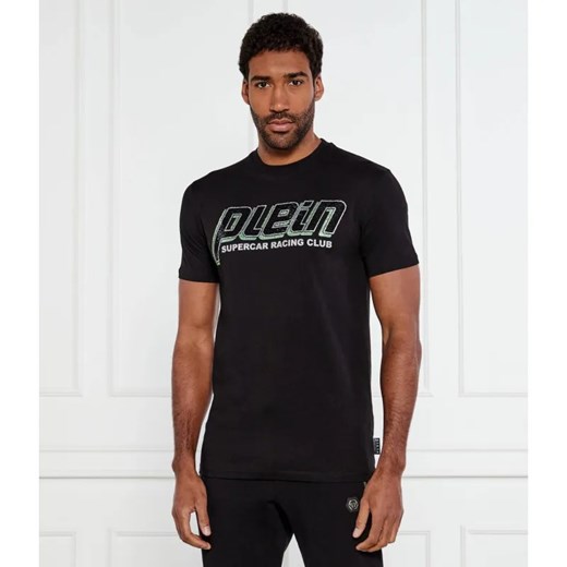 Philipp Plein T-shirt Racing Club | Regular Fit ze sklepu Gomez Fashion Store w kategorii T-shirty męskie - zdjęcie 184987466