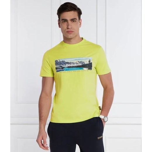 Napapijri T-shirt S-CANADA | Regular Fit ze sklepu Gomez Fashion Store w kategorii T-shirty męskie - zdjęcie 184987475