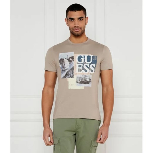 GUESS T-shirt | Slim Fit ze sklepu Gomez Fashion Store w kategorii T-shirty męskie - zdjęcie 184987637